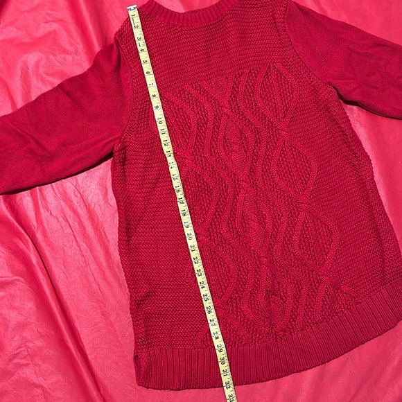 NWT Land’s End Women’s Red Pullover Sweater Size 1X - Picture 11 of 13